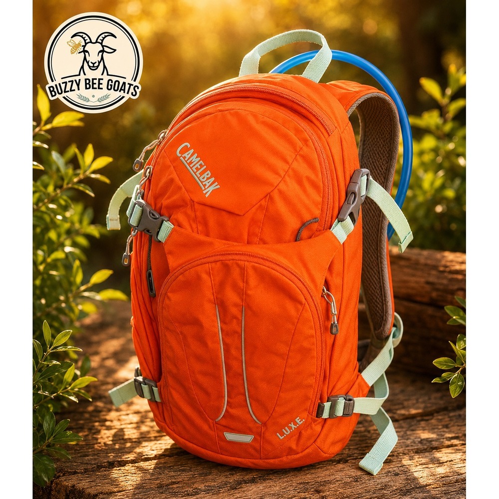 CAMELBAK LUXE WOMENS HYDRATION BACKPACK ORANGE HIKING CYCLING PACK